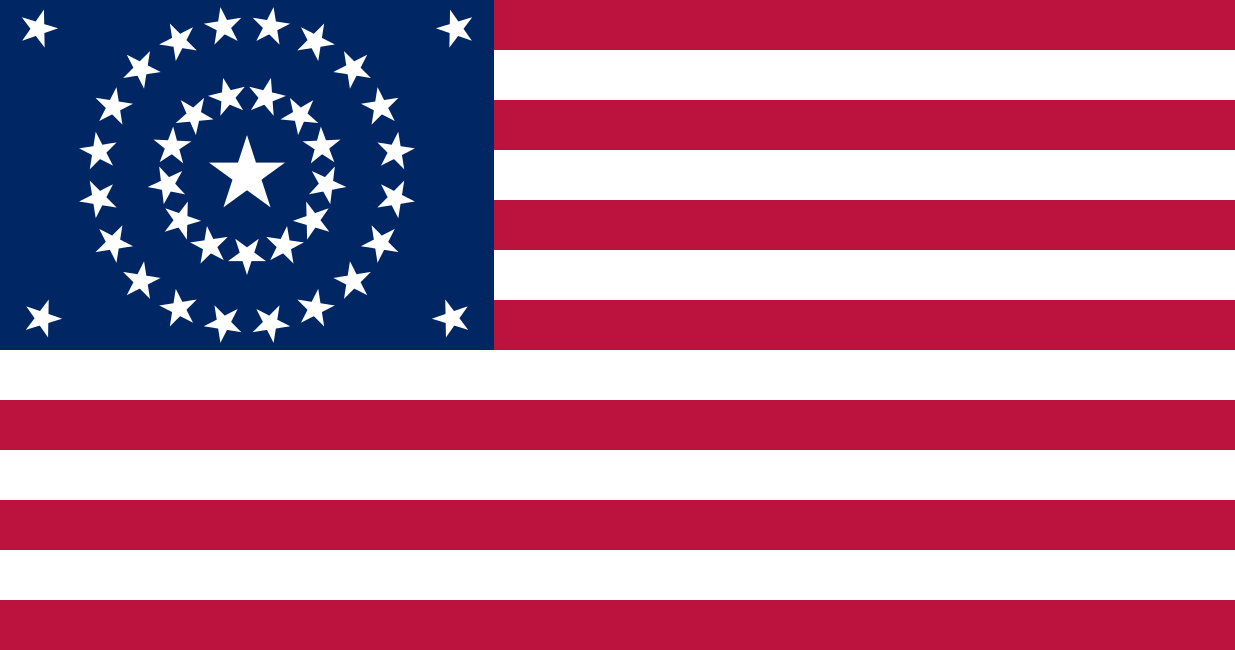 US 38 Star Flag concentric circles.png